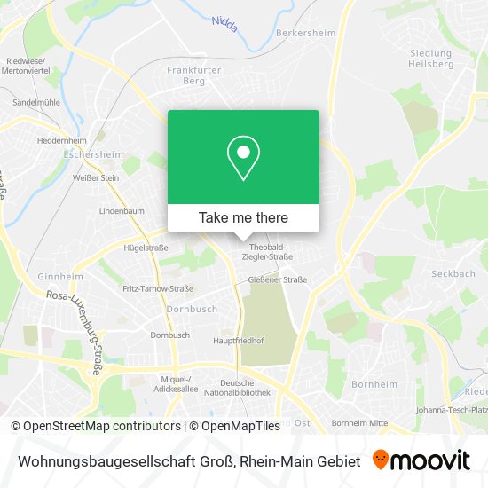 Wohnungsbaugesellschaft Groß map