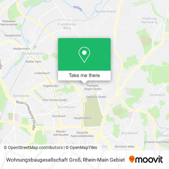 Карта Wohnungsbaugesellschaft Groß