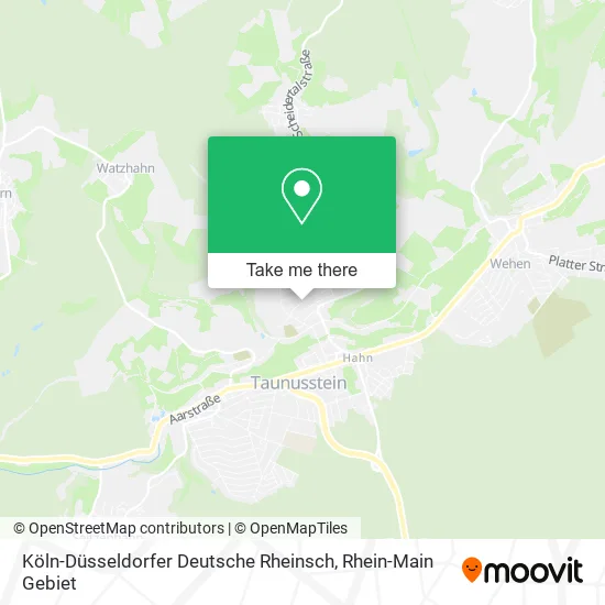 Карта Köln-Düsseldorfer Deutsche Rheinsch