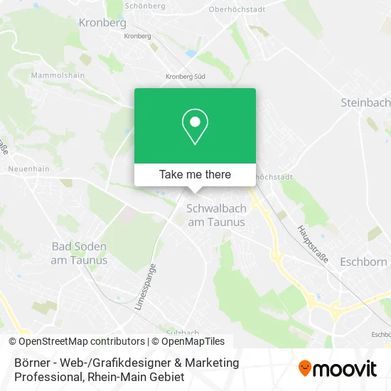 Карта Börner - Web- / Grafikdesigner & Marketing Professional