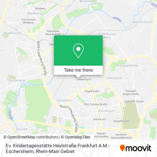 Ev. Kindertagesstätte Heylstraße Frankfurt A.M.-Eschersheim map