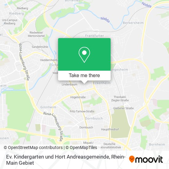 Ev. Kindergarten und Hort Andreasgemeinde map