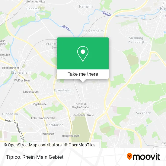 Карта Tipico