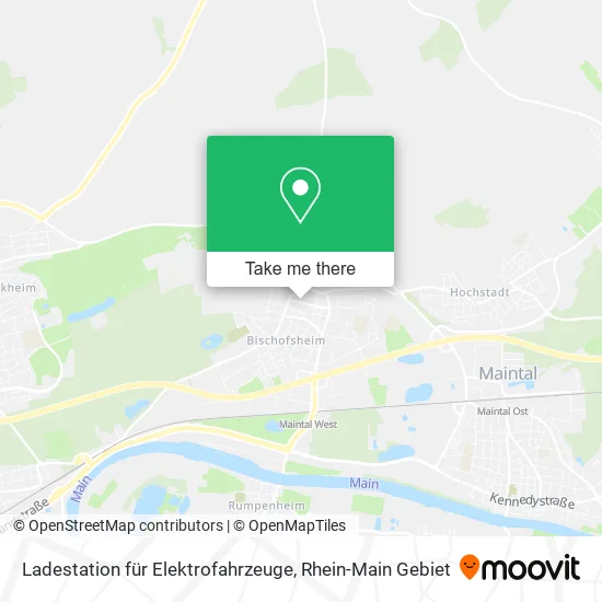 Карта Ladestation für Elektrofahrzeuge