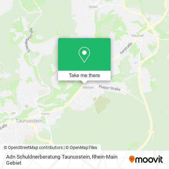 Карта Adn Schuldnerberatung Taunusstein