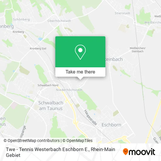 Карта Twe - Tennis Westerbach Eschborn E.