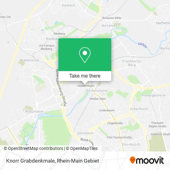 Карта Knorr Grabdenkmale