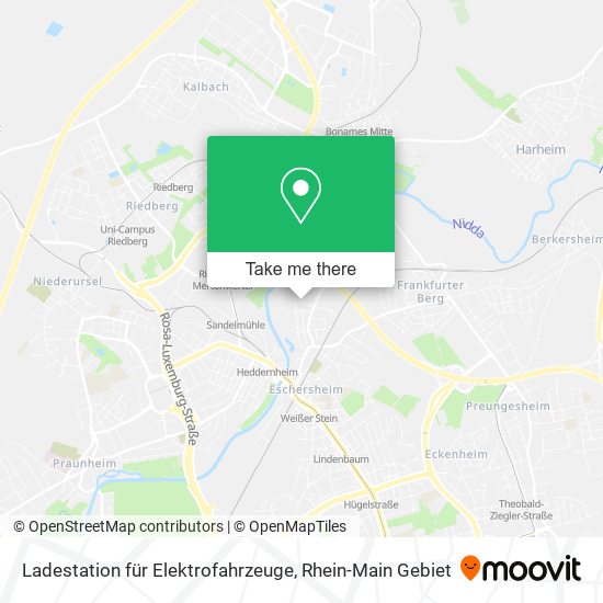 Ladestation für Elektrofahrzeuge map