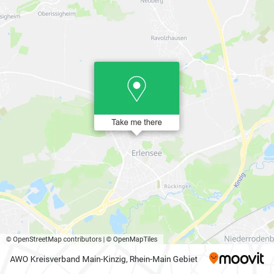 Карта AWO Kreisverband Main-Kinzig