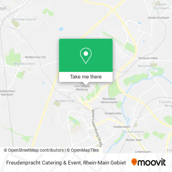 Карта Freudenpracht Catering & Event