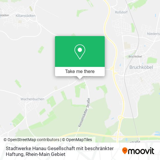 Stadtwerke Hanau Gesellschaft mit beschränkter Haftung map