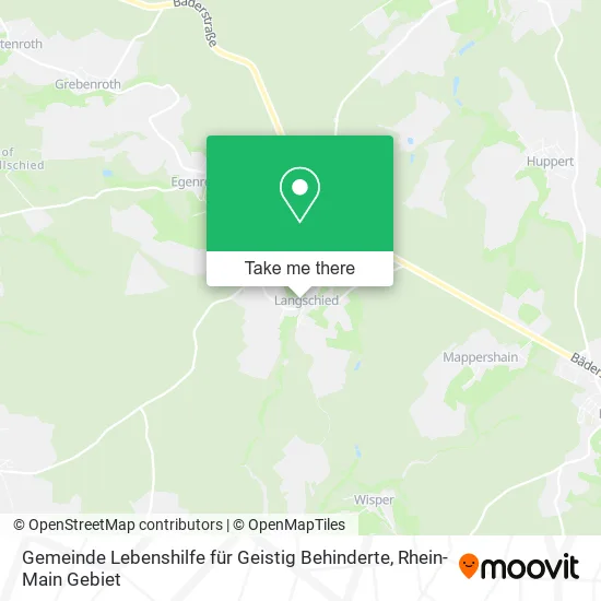 Карта Gemeinde Lebenshilfe für Geistig Behinderte