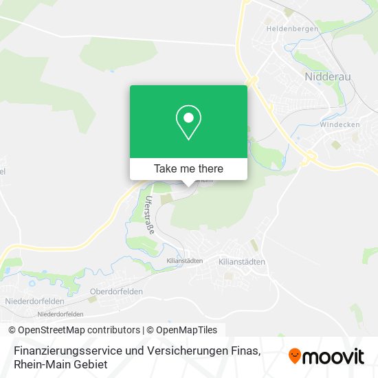 Finanzierungsservice und Versicherungen Finas map