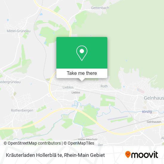 Krãuterladen Hollerblã te map