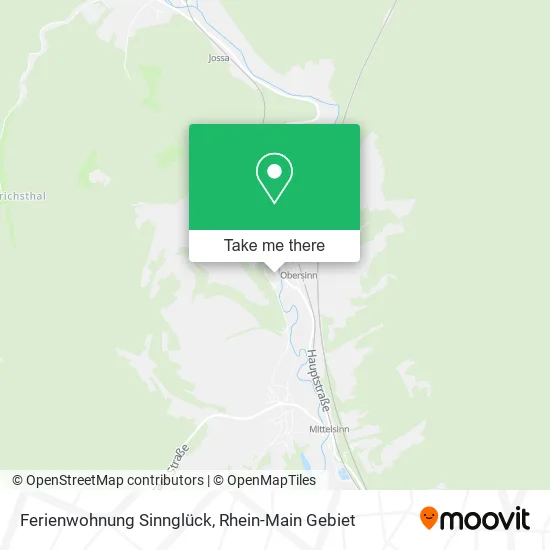 Карта Ferienwohnung Sinnglück