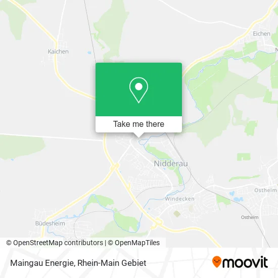 Карта Maingau Energie