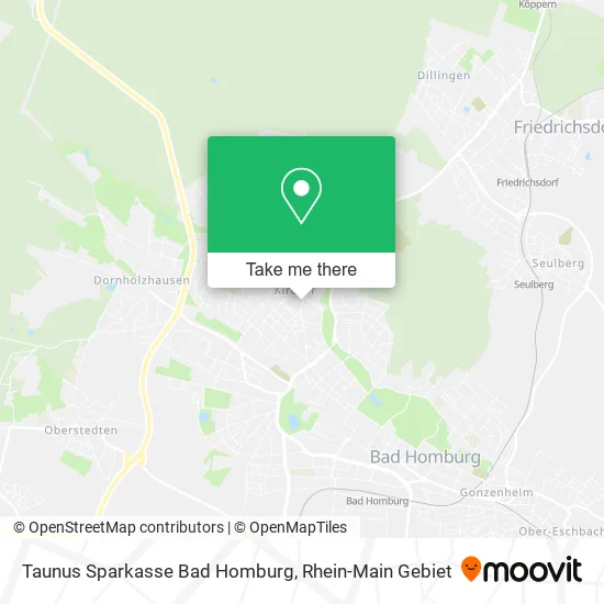 Карта Taunus Sparkasse Bad Homburg