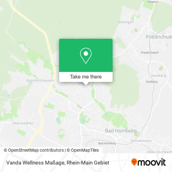 Карта Vanda Wellness Maßage