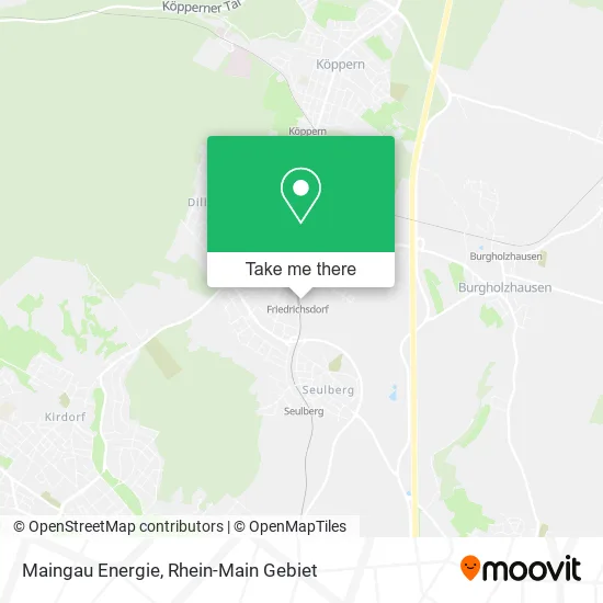Карта Maingau Energie