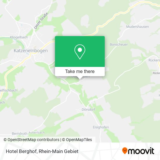 Hotel Berghof map