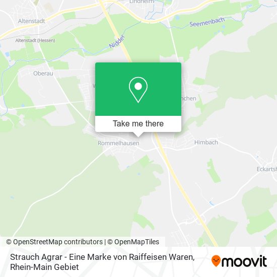 Strauch Agrar - Eine Marke von Raiffeisen Waren map