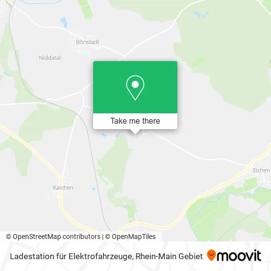 Карта Ladestation für Elektrofahrzeuge