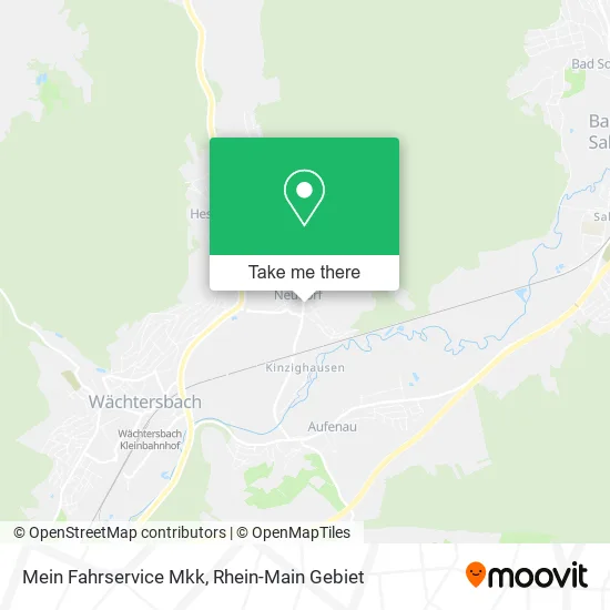 Карта Mein Fahrservice Mkk