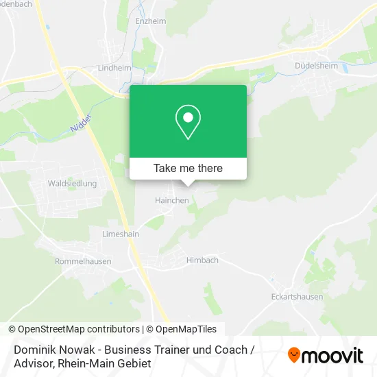 Карта Dominik Nowak - Business Trainer und Coach / Advisor