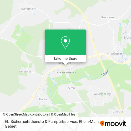 Карта Eb Sicherheitsdienste & Fuhrparkservice