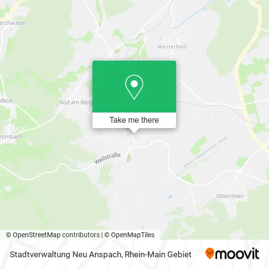 Карта Stadtverwaltung Neu Anspach