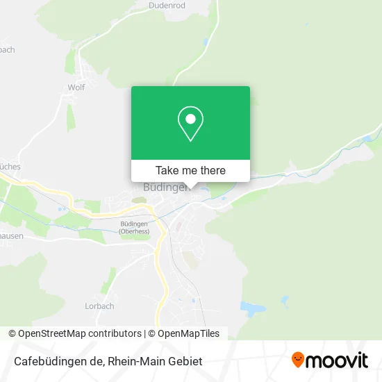 Карта Cafebüdingen de