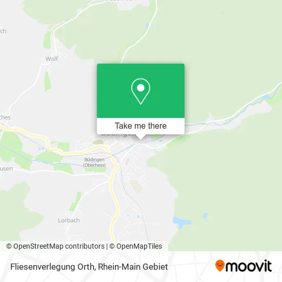 Карта Fliesenverlegung Orth