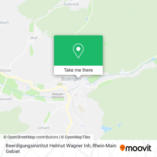 Beerdigungsinstitut Helmut Wagner Inh map