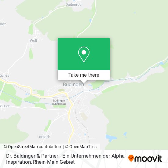 Dr. Baldinger & Partner - Ein Unternehmen der Alpha Inspiration map