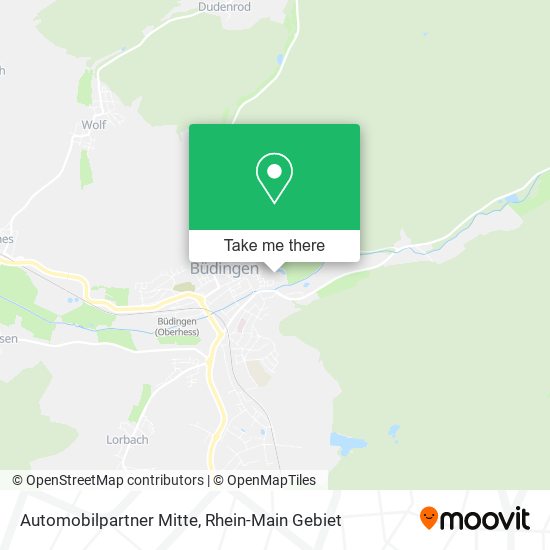 Automobilpartner Mitte map