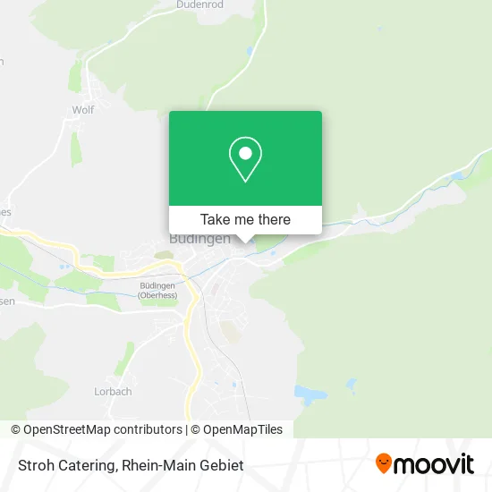 Карта Stroh Catering