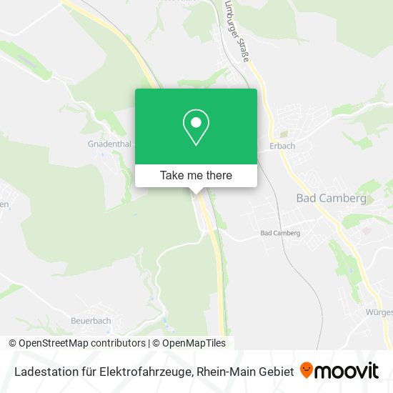Ladestation für Elektrofahrzeuge map