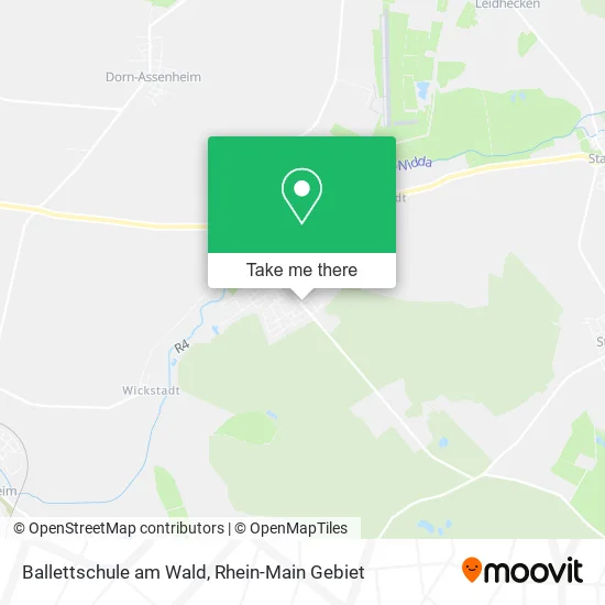 Карта Ballettschule am Wald