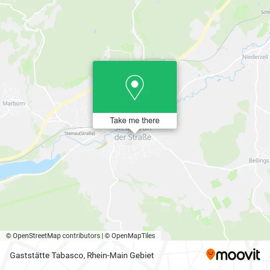 Карта Gaststätte Tabasco