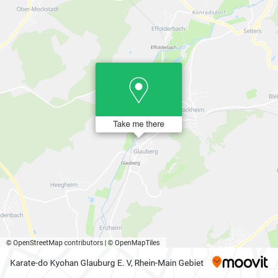 Karate-do Kyohan Glauburg E. V map