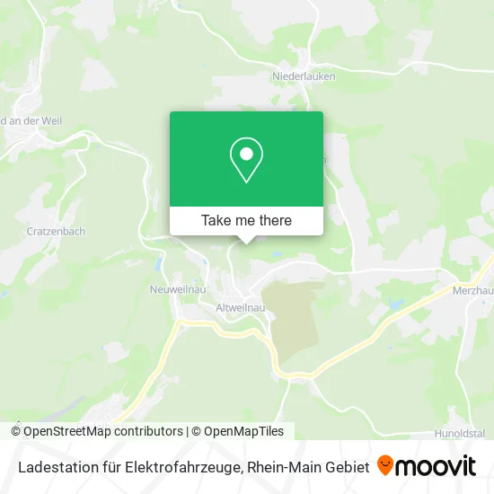 Карта Ladestation für Elektrofahrzeuge