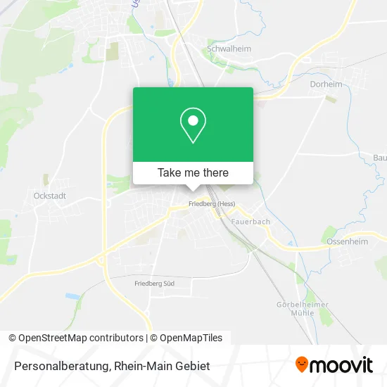 Карта Personalberatung