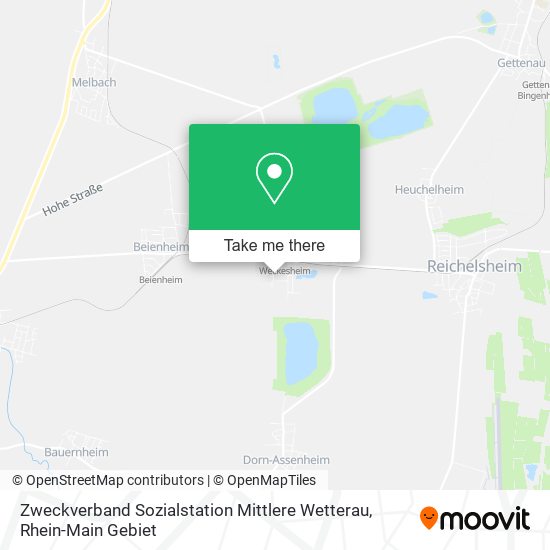 Zweckverband Sozialstation Mittlere Wetterau map