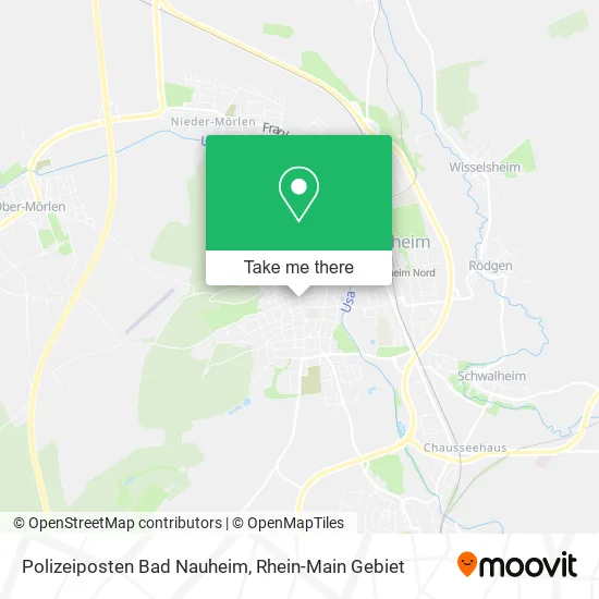 Карта Polizeiposten Bad Nauheim