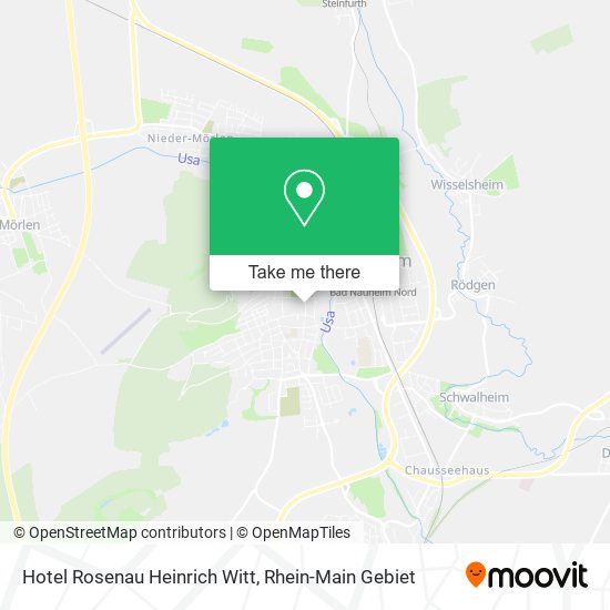 Hotel Rosenau Heinrich Witt map