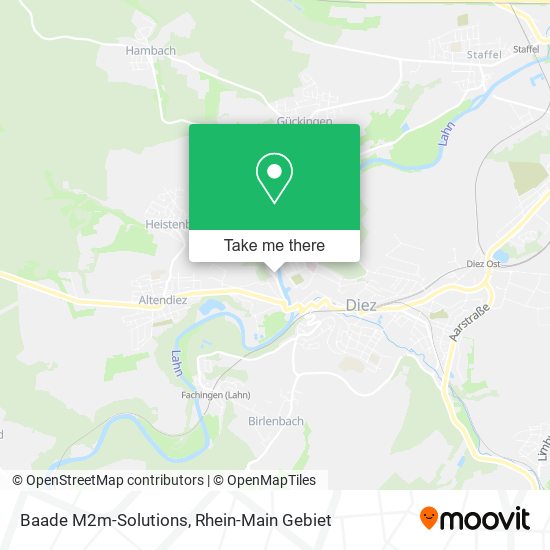 Baade M2m-Solutions map
