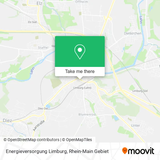 Карта Energieversorgung Limburg