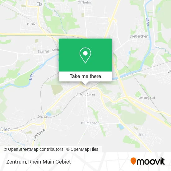 Карта Zentrum