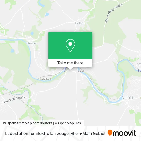 Карта Ladestation für Elektrofahrzeuge