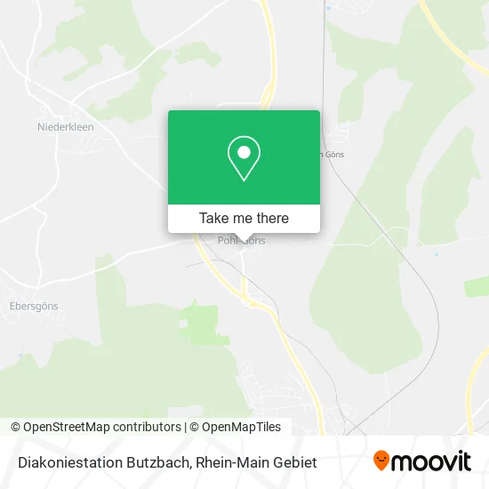 Карта Diakoniestation Butzbach